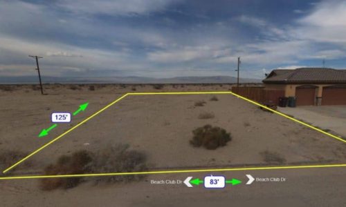 SOLD: Salton City, California Residential Lot in New Development Neighborhood - Must See!