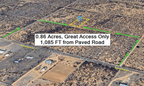 ARIZONA - 0.84 Acres, Cochise, AZ: 80 mi. to Tucson, All Seasons Access Only 1,085 FT from Paved Rd, Mild Summers Perfect for Camping & Adventure!